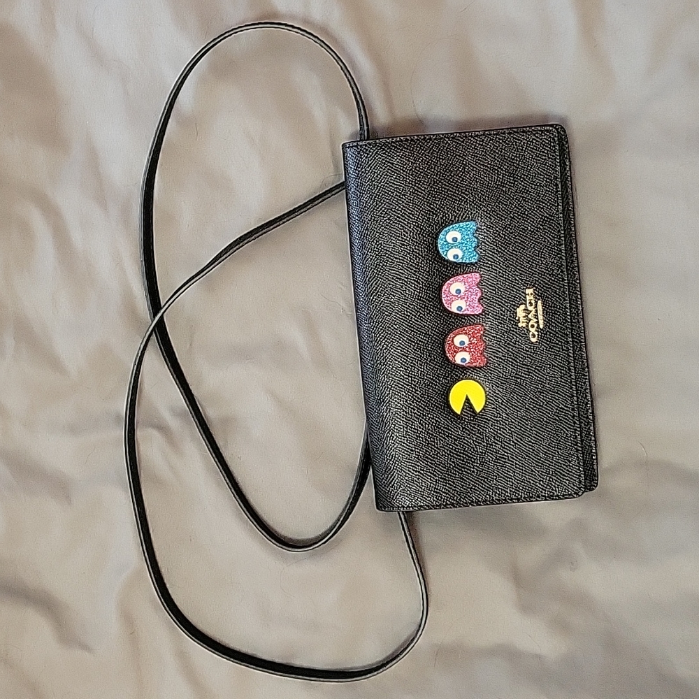 Coach Pacman Foldover Crossbody Clutch